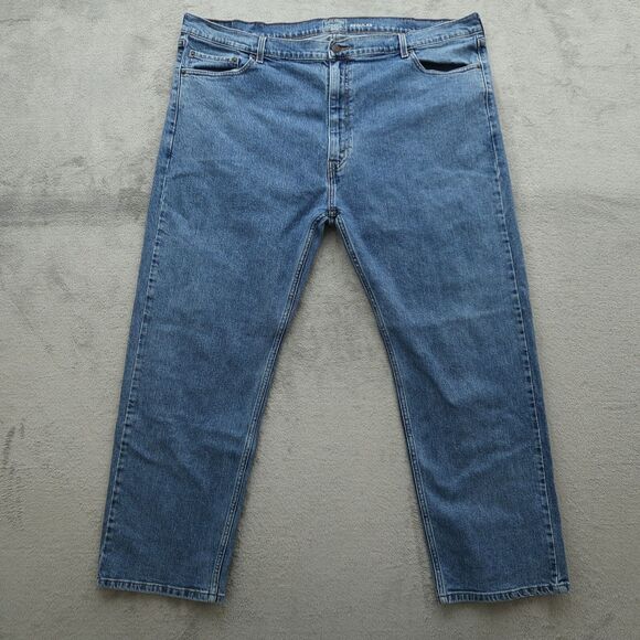 Levi's Signature Gold Jeans Mens Size 46x30 Blue Regular Straight Denim Stretch - Picture 1 of 16